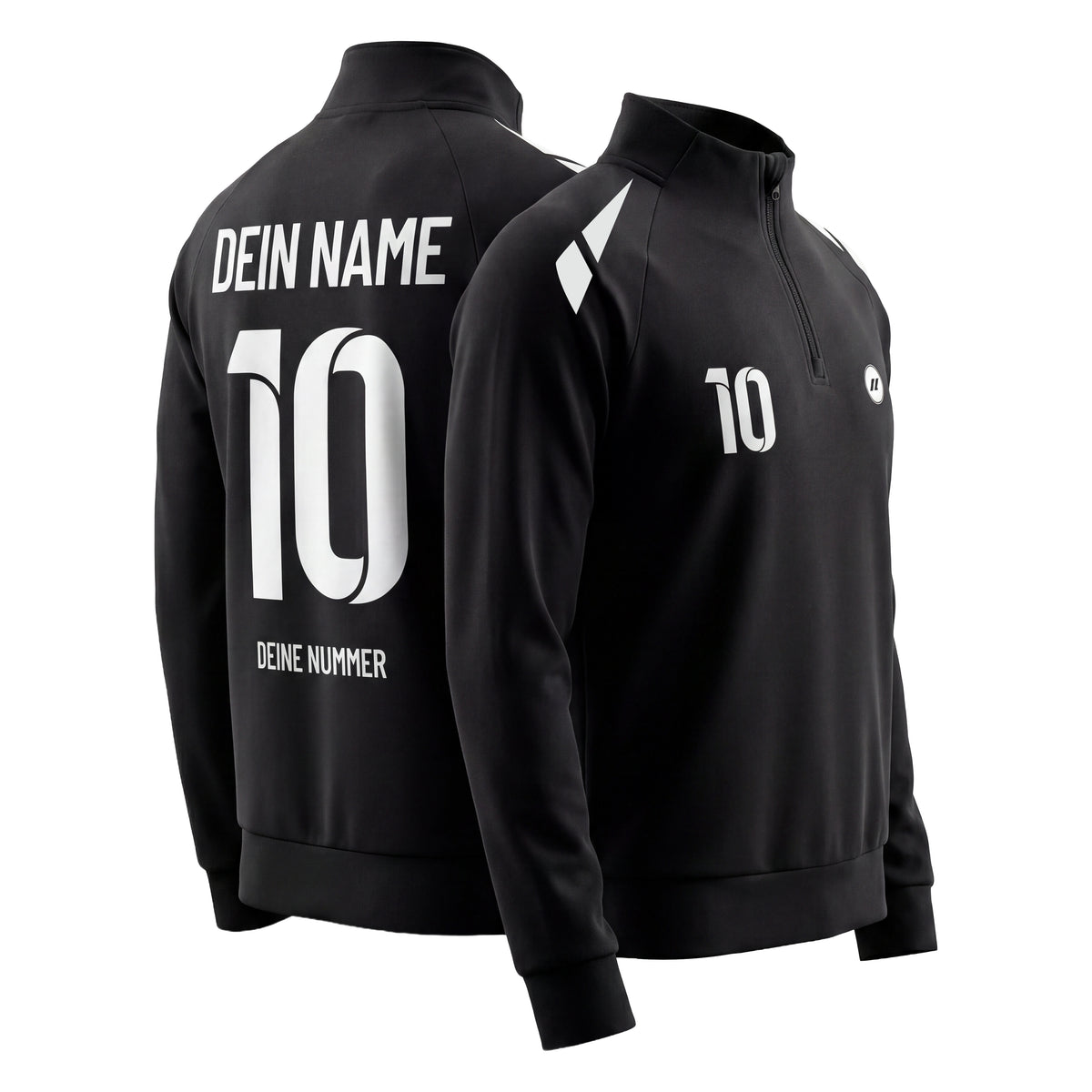 Personalisiertes Fußball Ziptop Herren mit eigenem Namen und Nummer ZUMEL